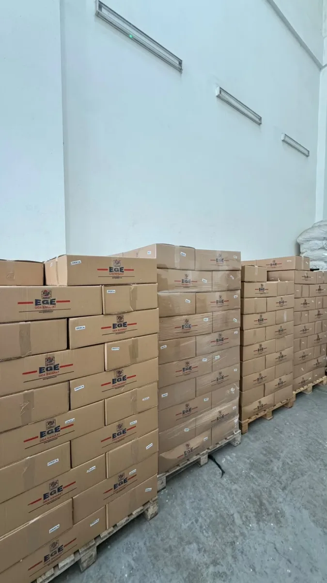 Ege Baharat kolili ürün stokları