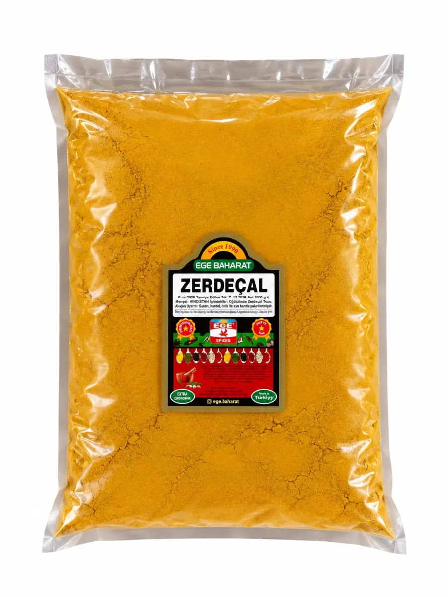 Zerdeçal ambalajı